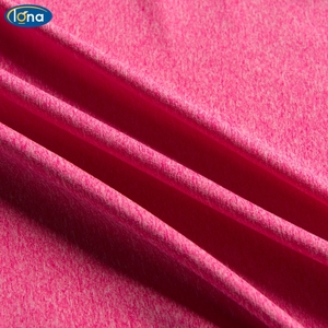 Humedad de secado rápido mecha poliéster catiónico spandex color melange punto single jersey para La camiseta - Product Image 4