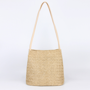 Borsa tote estiva <span class=keywords><strong>da</strong></span> donna <span class=keywords><strong>in</strong></span> <span class=keywords><strong>paglia</strong></span> intrecciata, borsa della spesa riutilizzabile - Product Image 3