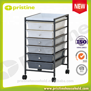 OEM EBay Organizer Taiwan Home Storage Furniture Manufacturer MIT DIY Housewares Plastic Drawer Organizer <b>Trolley</b> With Wheels - Product Image 3
