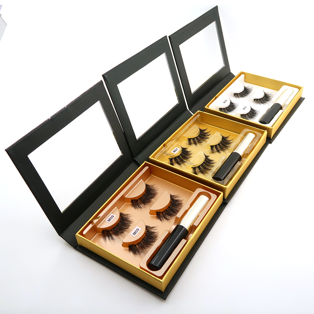 Подводка для глаз Worldbeauty, карандаш, оптовая продажа, набор клеевых карандашей для глаз с 3D эффектом, Корейская Магнитная подводка для глаз из ПБТ-волокна