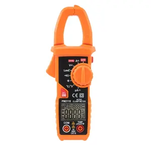 6000 counts dual display PM2118 auto range digital AC DC current clamp meter with NCV, temperature,frequency test