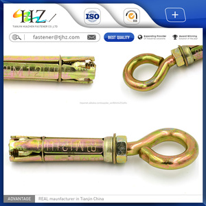 2017 nueva Znic Plateado Todo el Tamaño De Acero Al Carbono Pernos de Ojo de Tornillo - Product Image 4