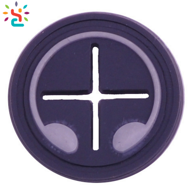 School Backpack Earphone Port PVC Rubber Patch Wholesale Custom Decorative PVC Rubber Patch for Waist Bags