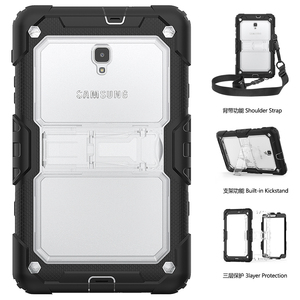 Custodia in Silicone e plastica trasparente <span class=keywords><strong>a</strong></span> 3 strati per Samsung <span class=keywords><strong>Galaxy</strong></span> <span class=keywords><strong>Tab</strong></span> <span class=keywords><strong>8</strong></span> "per bambini <span class=keywords><strong>a</strong></span> prova di Shock modello T380 e T385 - Product Image 1
