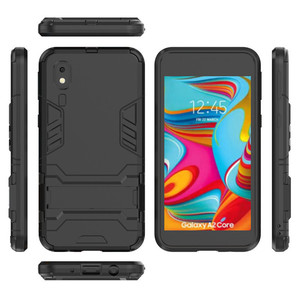 Nuovissima Custodia Ibrida in TPU con Supporto Antiurto per Samsung <span class=keywords><strong>Galaxy</strong></span> A2 Core - Product Image 2