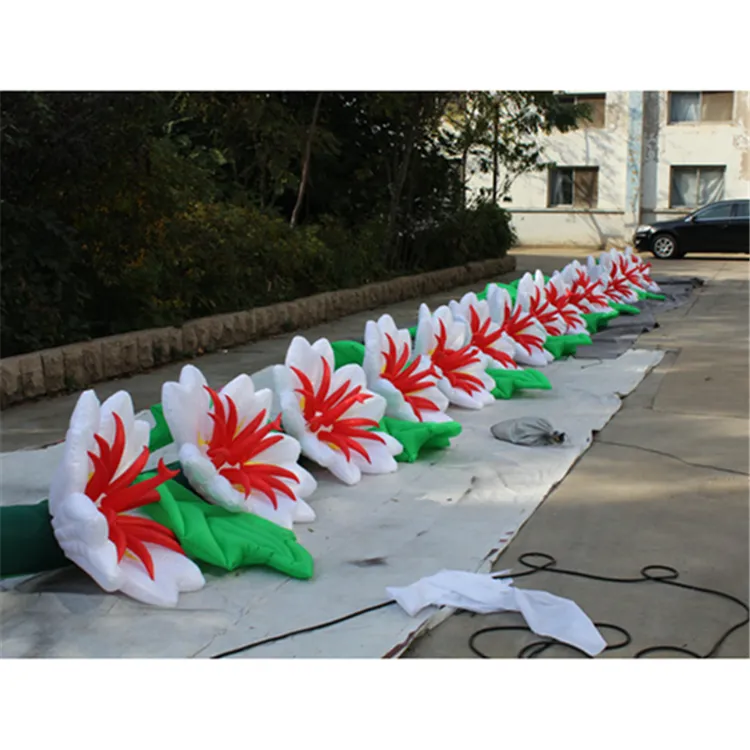 new design inflatable flower chain For Wedding Hall Decorations