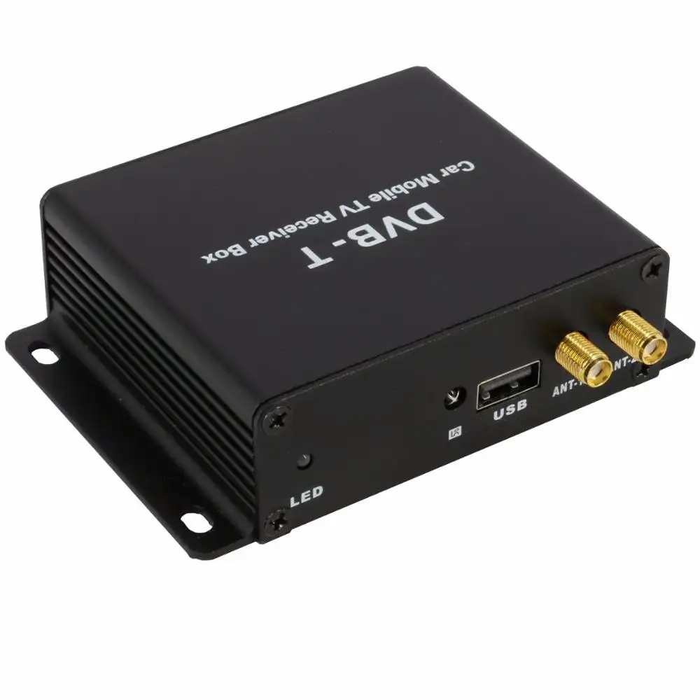 hd car dvb-t mpeg-4 digital tv receiver tuner with2 antenna