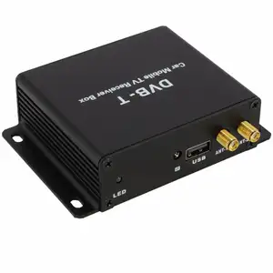 Hd 车载 dvb-t mpeg-4 数字电视接收器调谐器带 2 个天线