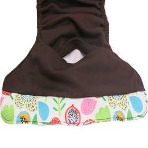 Elinfant One Size <span class=keywords><strong>Se</strong></span> adapta a los nuevos pañales de bolsillo de fibra de café de impresión digital ajustable Pañal de tela de <span class=keywords><strong>bo</strong></span> - Product Image 4