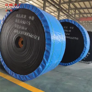 Heat resistant EP 200 18 Mpa rubber conveyor belt for clinker conveying in steel plant