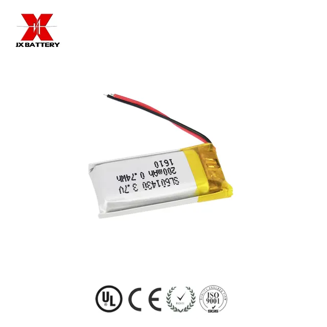 छोटे रिचार्जेबल 3.7 v लिथियम आयन लाइपो बैटरी 601430 के लिए 200 mAh लेजर कलम