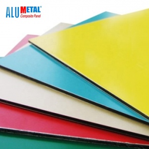 Alumetal ब्रांड एल्यूमीनियम समग्र पैनल एसीएम पीएसी फैक्टरी मूल्य निर्माण सामग्री