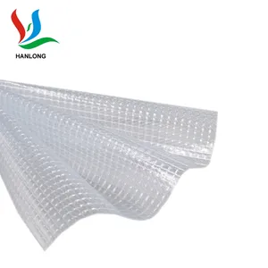 Tela de malha de pvc transparente, tecido de tricô da greenhouse, tela de plástico da proteção de alta qualidade lona do pvc