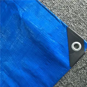 Dekzeil naaimachine groene PE Dekzeil blauw Tarp