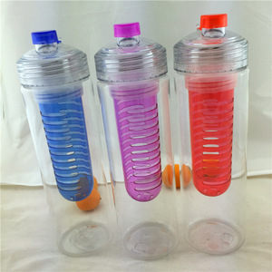 Nueva Botella de Agua Infusor Fruta Infusión Bpa Beber Jugo Botella tritan deportes botella con filtro de frutas - Product Image 5