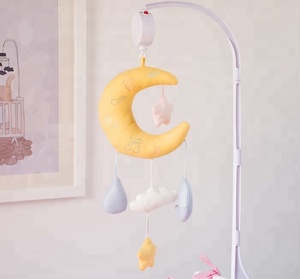 Cama musical de felpa suave para bebé, campana de material ecológico, <span class=keywords><strong>hamaca</strong></span> de juguete de animales de peluche de alta calidad - Product Image 3