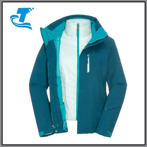 2014 Latest 3 in 1 Women Ski Jacket