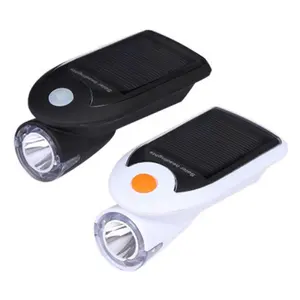 360 Graden Roterende Fiets Voorlicht Dynamo Led Usb Oplaadbare Waterdichte Fietsen Koplamp Zonne-Energie Fiets Licht