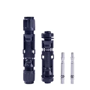 Solar Connector Waterproof High Voltage TUV Approved Ip67 Ip68 Waterproof DC PV Cable Connector For Solar System