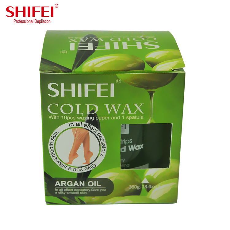 Бесплатный образец SHIFEI для удаления волос PP бутылка 380 г мед холодной воск для депиляции