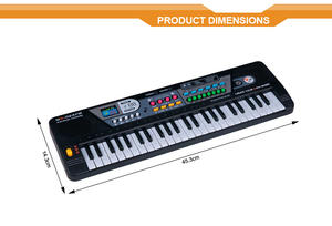 <span class=keywords><strong>Piano</strong></span> électronique pour enfants à 49 touches, fonctionne sur piles, <span class=keywords><strong>jeux</strong></span>, orgue, clavier - Product Image 5