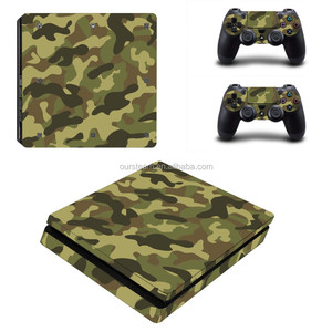Autocollant de protection en vinyle de style militaire pour console <span class=keywords><strong>PS4</strong></span> <span class=keywords><strong>Slim</strong></span> et <span class=keywords><strong>manettes</strong></span> <span class=keywords><strong>PS4</strong></span> <span class=keywords><strong>Slim</strong></span> - Product Image 1