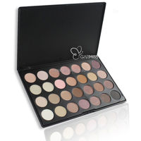 Palette de fard à paupières de 28 couleurs, maquillage gratuit, vente en gros, pièces