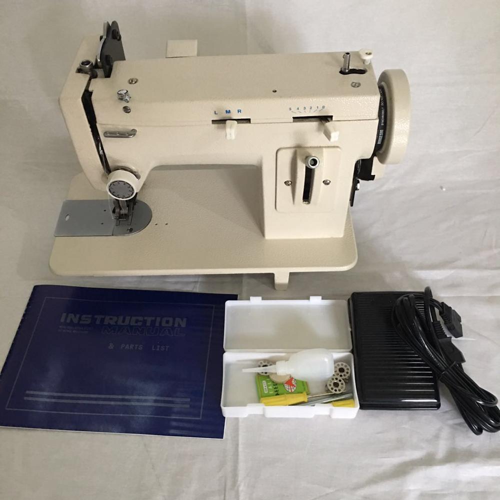 Многофункциональная Бытовая портативная швейная машина с синхронным подачей зигзага