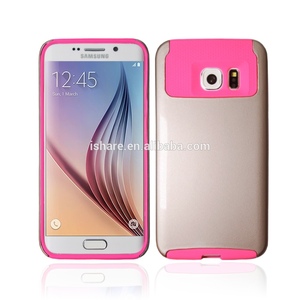 Tpu de goma de doble capa Ultra resistente Heavy Duty Case para <span class=keywords><strong>Samsung</strong></span> <span class=keywords><strong>Galaxy</strong></span> S6 caja - Product Image 1