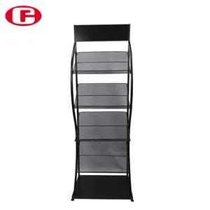 Magazine Rack Hot Sale Modern Metal Mesh Display Wire Magazine Rack