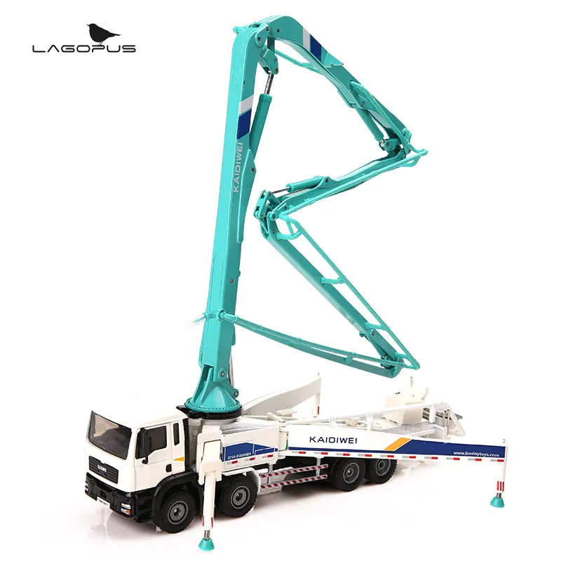 Рождественский подарок, Инженерная модель автомобиля из сплава, бетононасос, грузовик, Детская Игрушечная модель автомобиля