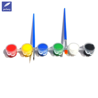 Peinture acrylique en gros, différents modèles, 6 couleurs, pot de peinture de 5 ml, bande de 5 ml