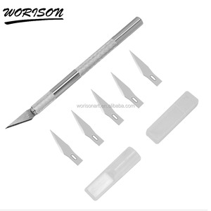 ชุดมีดแกะสลัก Worison 5 ใบมีด สำหรับงานฝีมือ งานศิลปะ แกะสลัก DIY ซ่อมแซมโมเดล อเนกประสงค์ แกะสลักประติมากรรม - Product Image 2