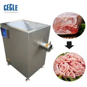 Broyeur à viande industriel en acier inoxydable, écrasable de viande glacée, grande viande