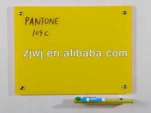 Tableau magnétique effaçable à sec en <span class=keywords><strong>verre</strong></span> Zhongjia GWB avec tableau de couleurs - Product Image 4