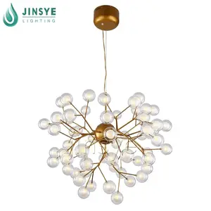 american top grade/superior quality gold brass metal led branch chandelier