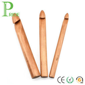 Chunky Jumbo Bamboo Large Crochet Hooks 15mm 20mm 25mm <strong>Yarn</strong> Knitting Hook Needlework Bamboo <strong>Needles</strong> - Product Image 2