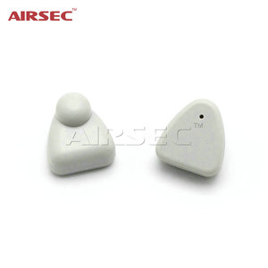 Airsec <span class=keywords><strong>EAS</strong></span> AM đáng báo động thẻ dây buộc cứng bán lẻ thẻ dây buộc an ninh tam giác nhỏ cho giày và túi - Product Image 2