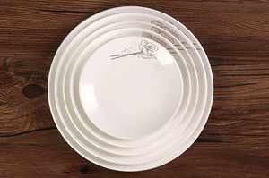 <span class=keywords><strong>Assiette</strong></span> de service en porcelaine, <span class=keywords><strong>assiette</strong></span> à dîner en céramique <span class=keywords><strong>blanche</strong></span> Pure/<span class=keywords><strong>assiette</strong></span> à <span class=keywords><strong>Steak</strong></span> de Buffet - Product Image 4