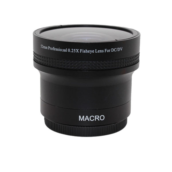 Conversion Lens of 0.25x 52mm Fisheye Lens