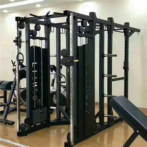 Fabrika özel kapsamlı eğitim cihazı güç kafes raf 3d Smith makinesi çok fonksiyonlu istasyonu kas oluşturucu - Product Image 2