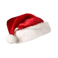 Chapéu do papai noel decorado, material de natal