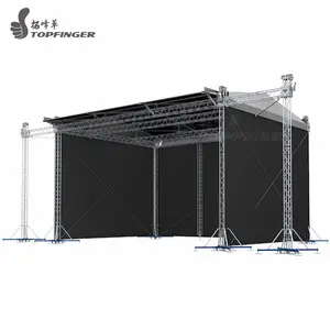床金属アルミニウム照明システムカバーBarrup屋根コンサートステージトラスメーカー安い構造