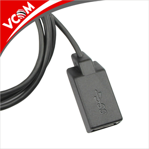 Negro de alta velocidad OTG transmisión de datos 5 5gbps tipo <span class=keywords><strong>C</strong></span> macho <span class=keywords><strong>a</strong></span> <span class=keywords><strong>USB</strong></span> 3.0 <span class=keywords><strong>hembra</strong></span> adaptador de cable - Product Image 3