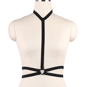 Hot <span class=keywords><strong>pastel</strong></span> <span class=keywords><strong>Goth</strong></span> fetiche collar strappy underbust vinculante arnés sujetador calidad arnés sexy bondage Lencería Top O0058 - Product Image 1