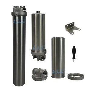 Steel 1'' 1.5'' stainless tap home use water filter housing series parts pp ss304 stainless steel for household pre and filtration