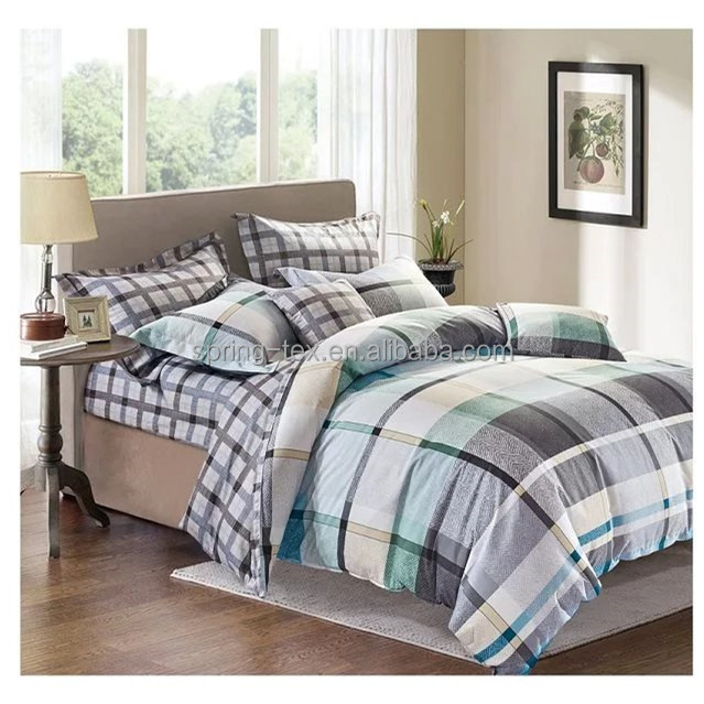 Пигментный полуреактивный набивной Комплект постельного белья из 100 хлопка