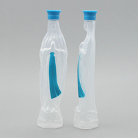 Bouteille d'eau avec bouchon à vis, en plastique, style catholique, religieux, Maria, ml