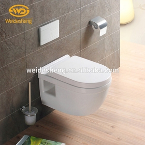 Nouvelle arrivée d'économie d'eau en céramique mur suspendu toilettes unique intérieur wc <span class=keywords><strong>chimique</strong></span> - Product Image 1