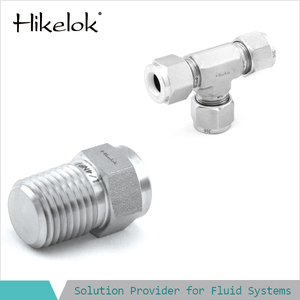 Hylok Ống nén Phụ kiện ống OD Twin ferrule nối Union TEE cho áp lực cao thủy lực dòng - Product Image 2